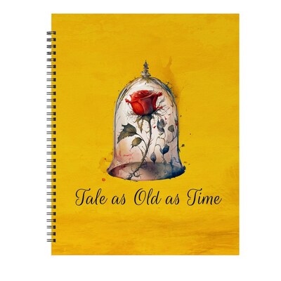 Disney Princess-Inspired Belle Rose Planner - Dated and Undated Options - image2